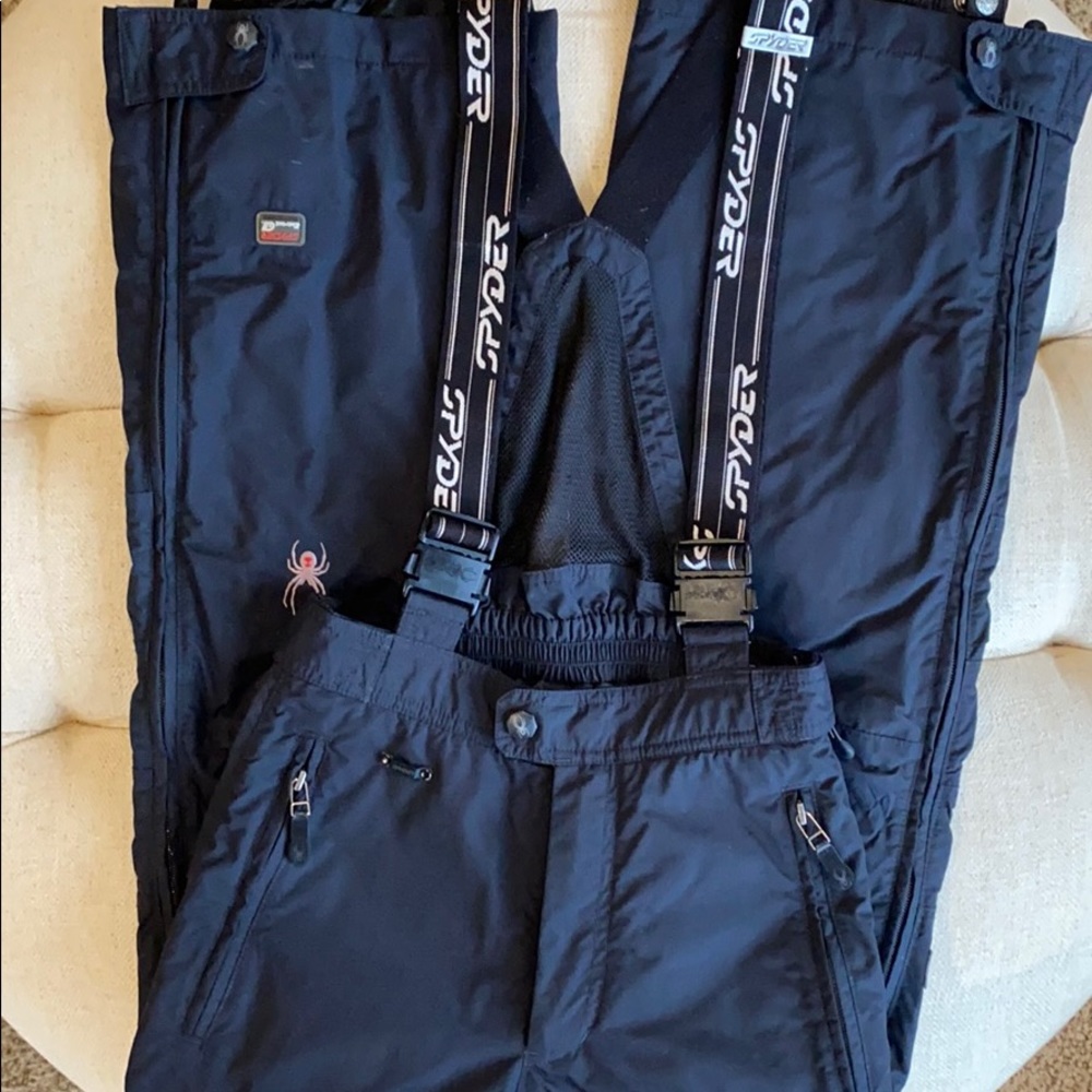 Women Spyder Thinsulate Ski Pants Black with 4